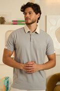 POLO EM COTTON COM CONTRASTES - 7701028