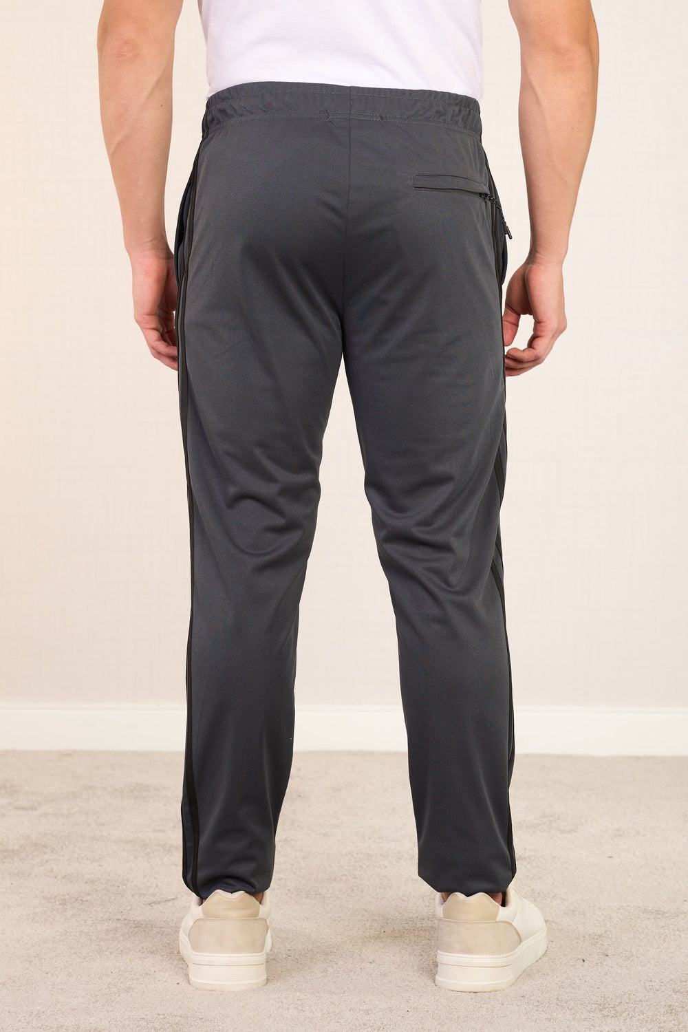 CALÇA MOLETOM COM CONTRASTE NA LATERAL-0300577