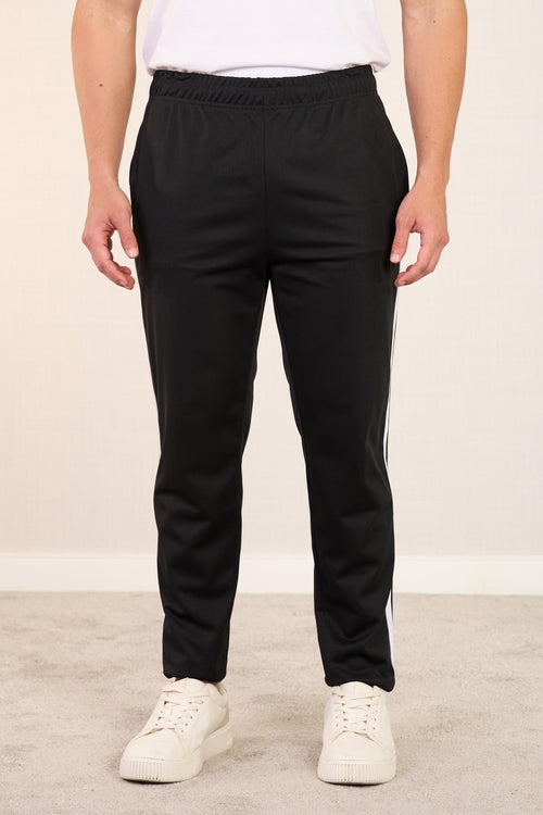 CALÇA MOLETOM COM CONTRASTE NA LATERAL-0300577