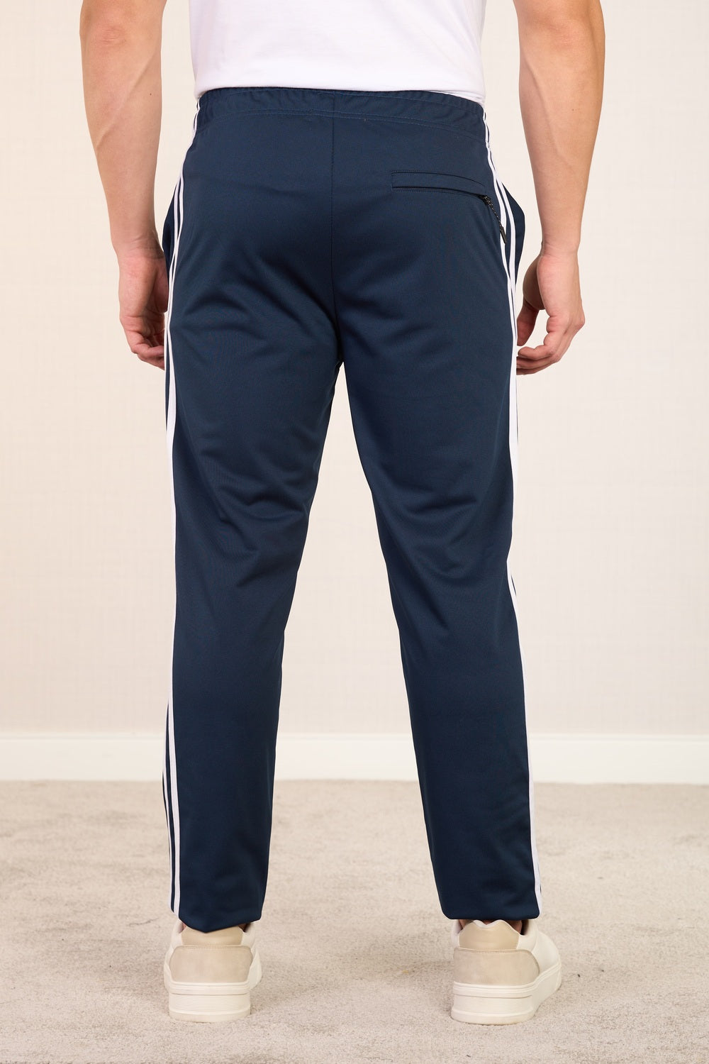 CALÇA MOLETOM COM CONTRASTE NA LATERAL-0300577