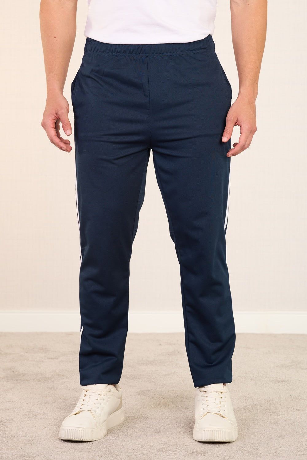 CALÇA MOLETOM COM CONTRASTE NA LATERAL-0300577