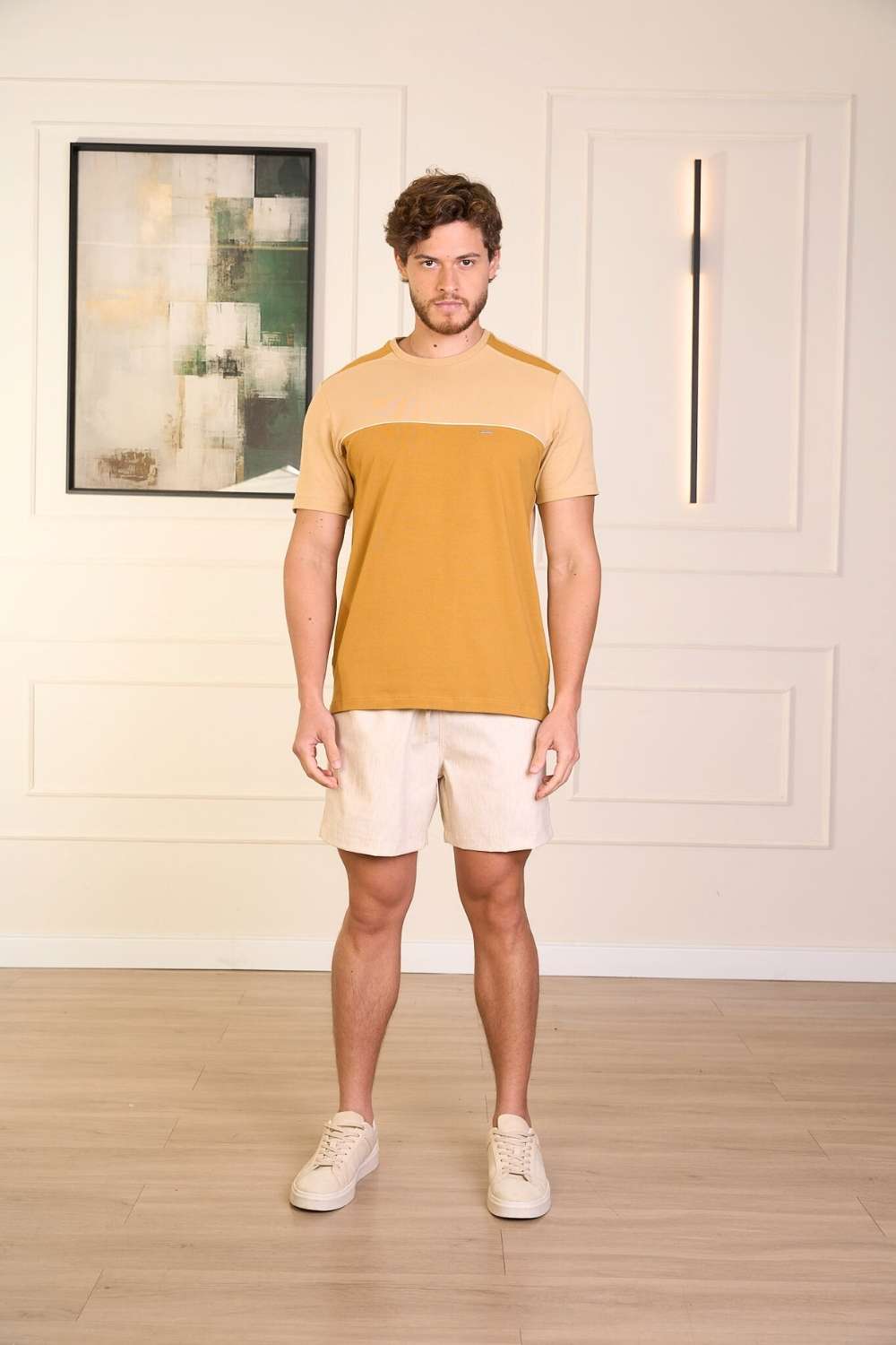 CAMISETA EM COTTON COM VIVO - 2301703