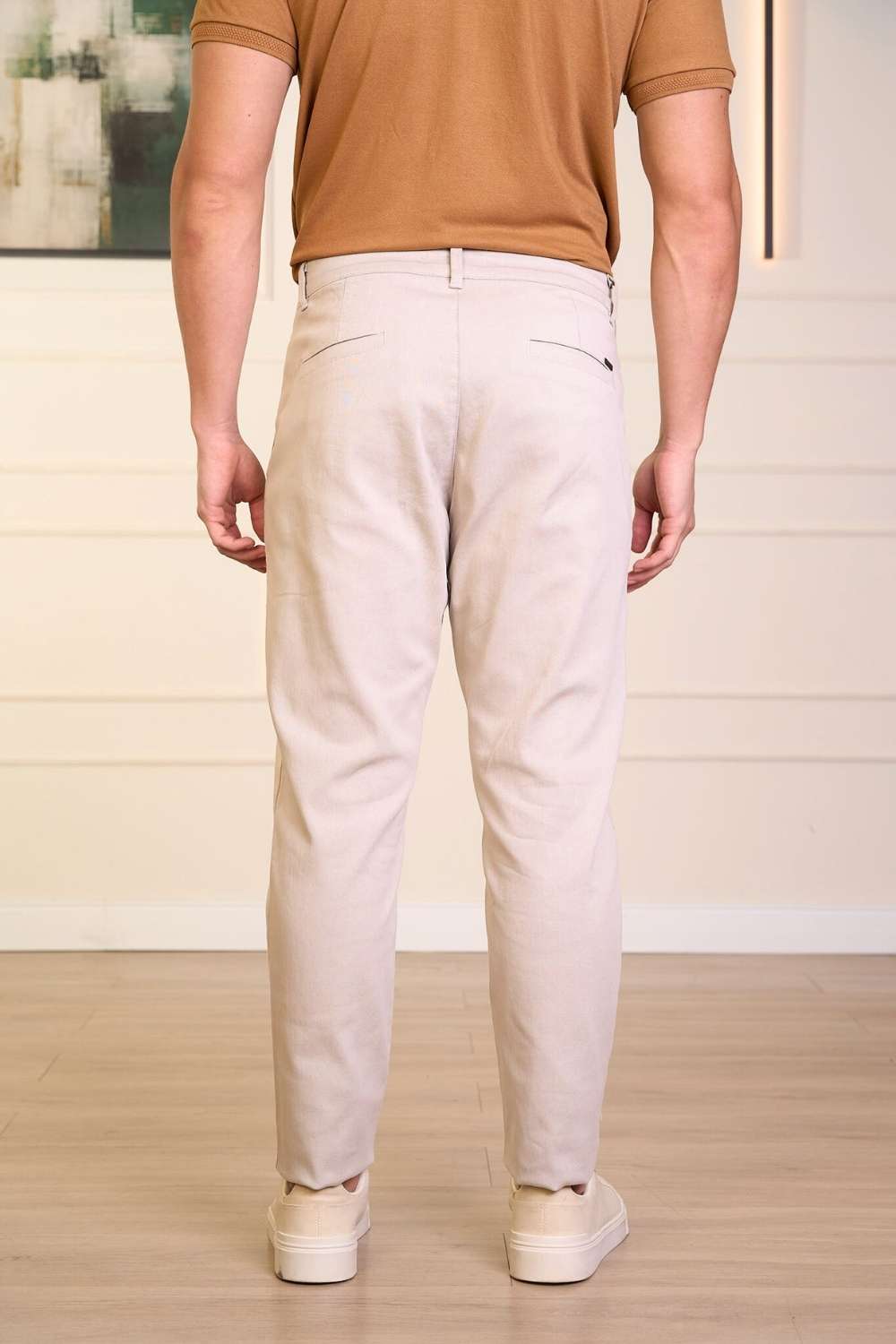 CALÇA EM SARJA COM ELASTANO-0300514