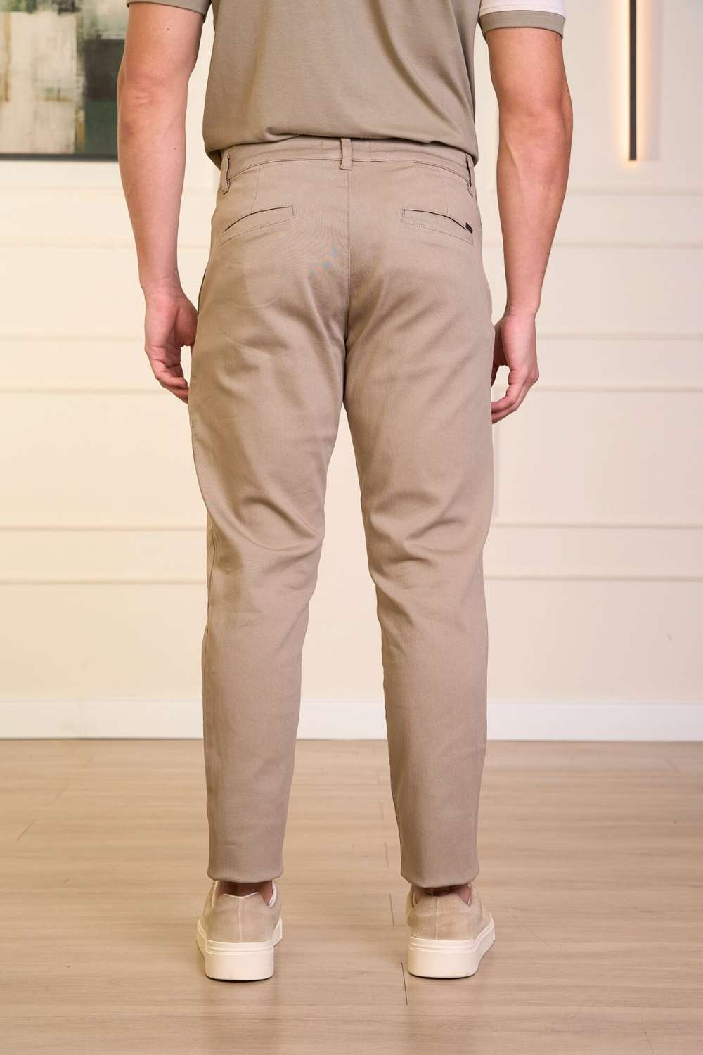 CALÇA EM SARJA COM ELASTANO-0300514
