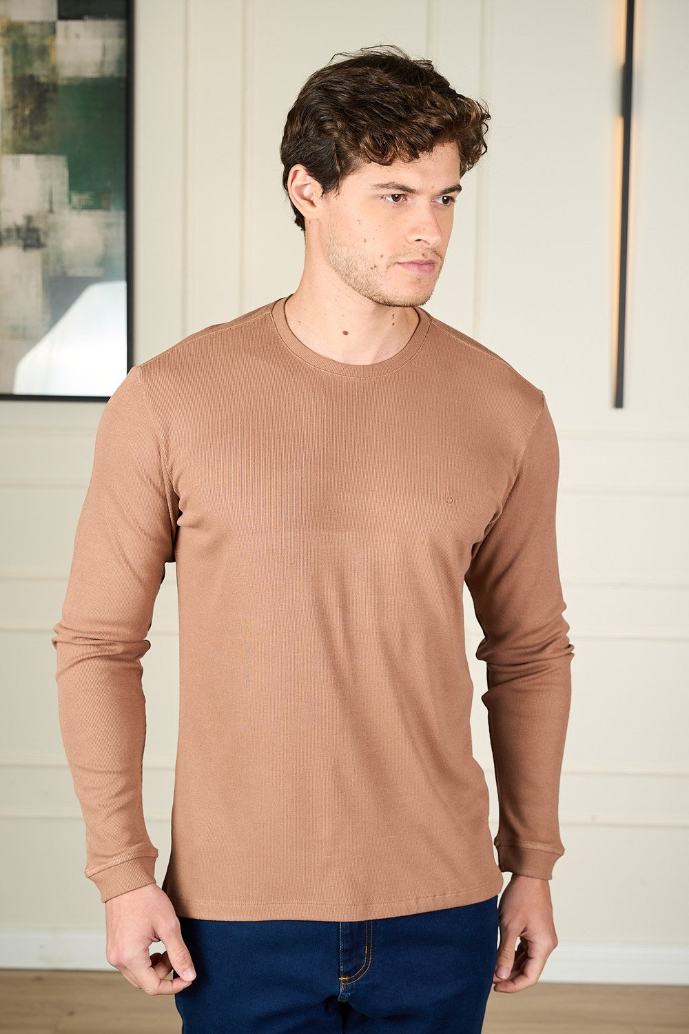 CAMISETA ML EM VISCOSE-2301847