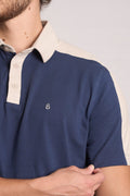 POLO EM COTTON COM RECORTES - 7701040