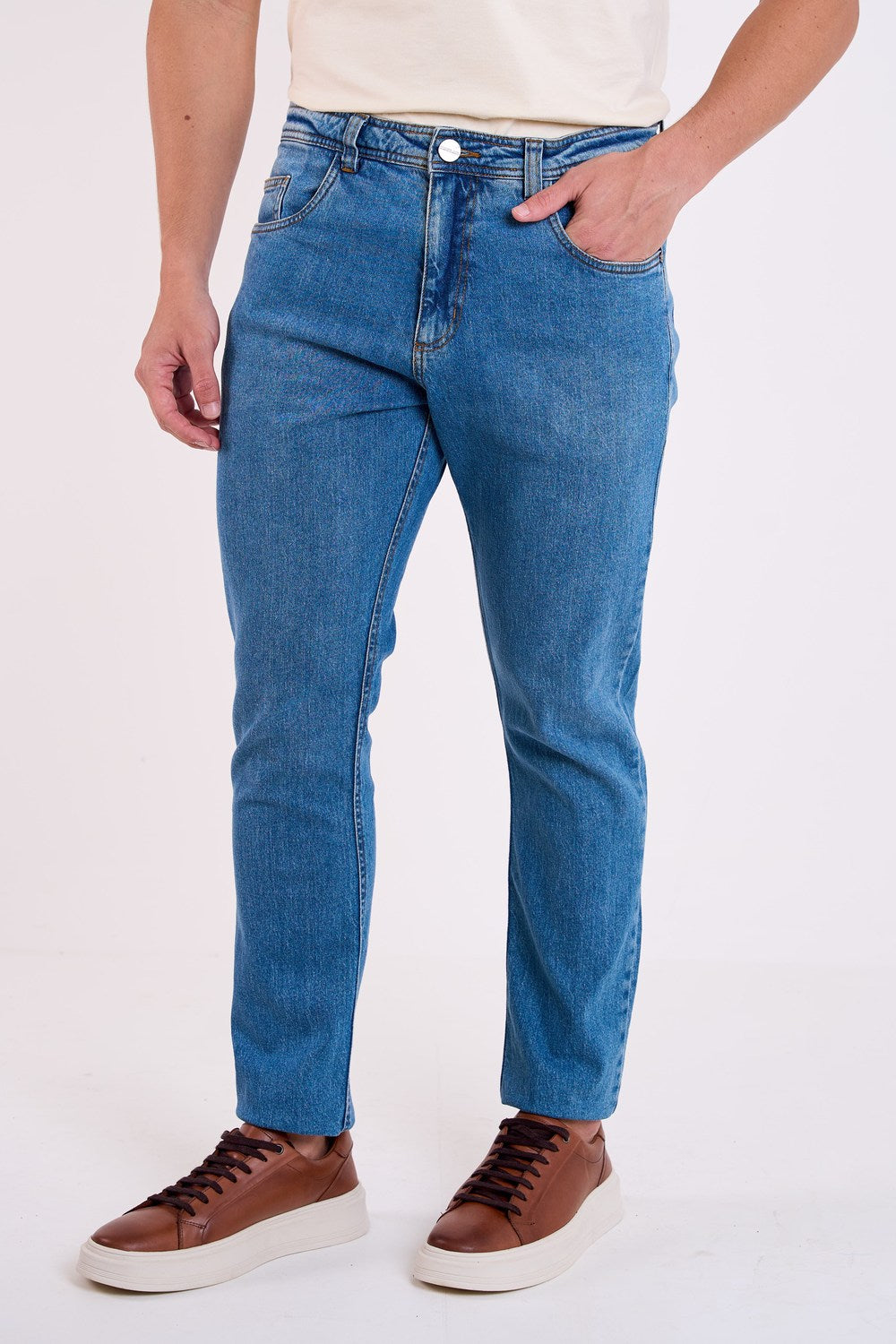 CALÇA JEANS COM STRECTH-0300516