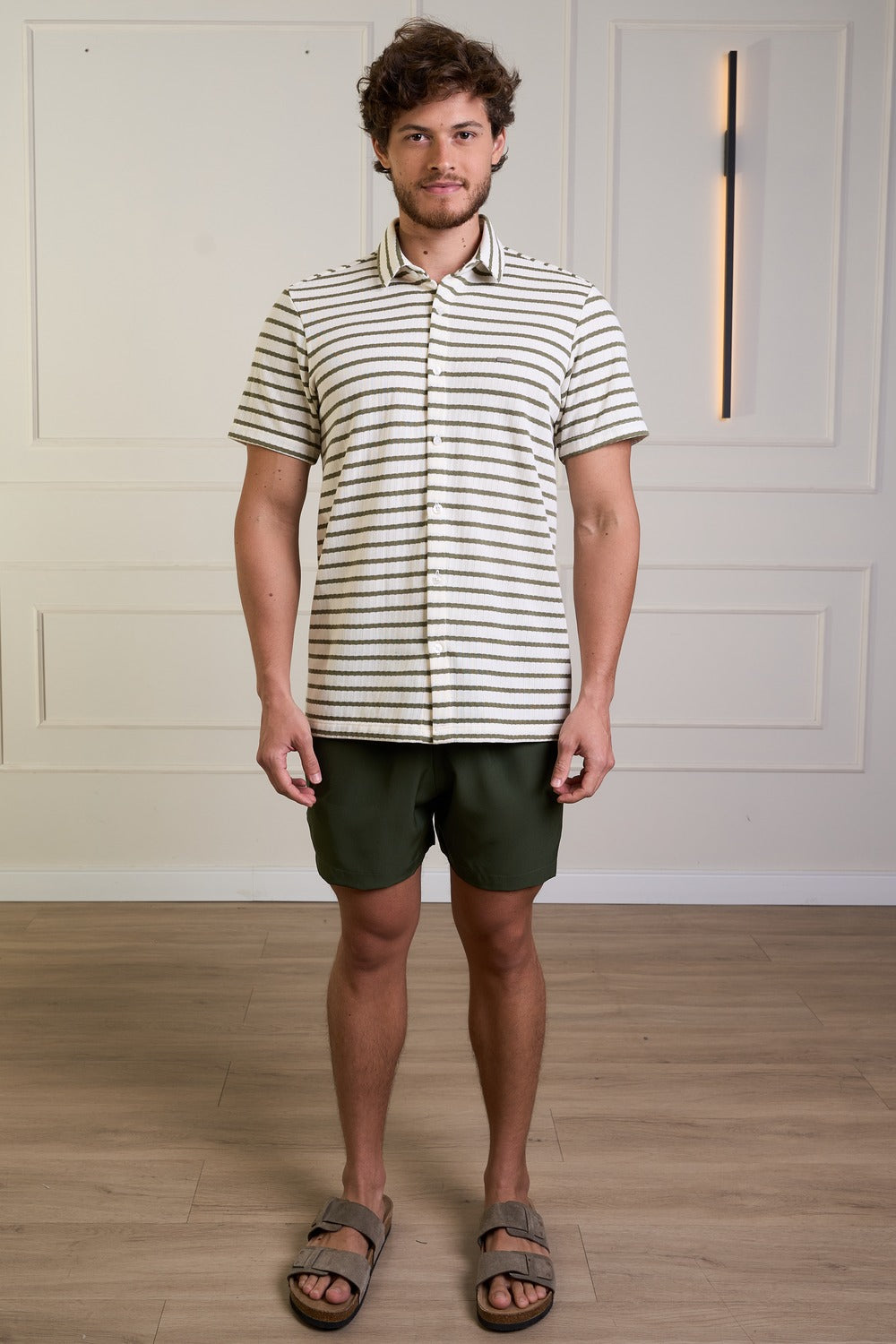 CAMISA EM MALHA LISTRADA - 7800200