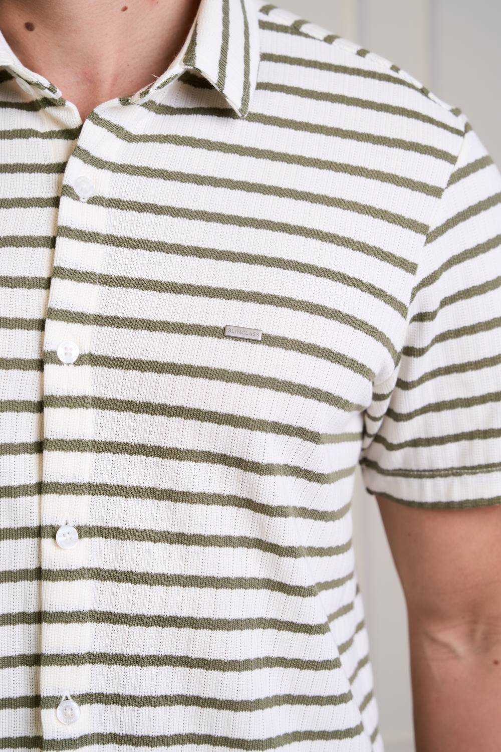 CAMISA EM MALHA LISTRADA - 7800200