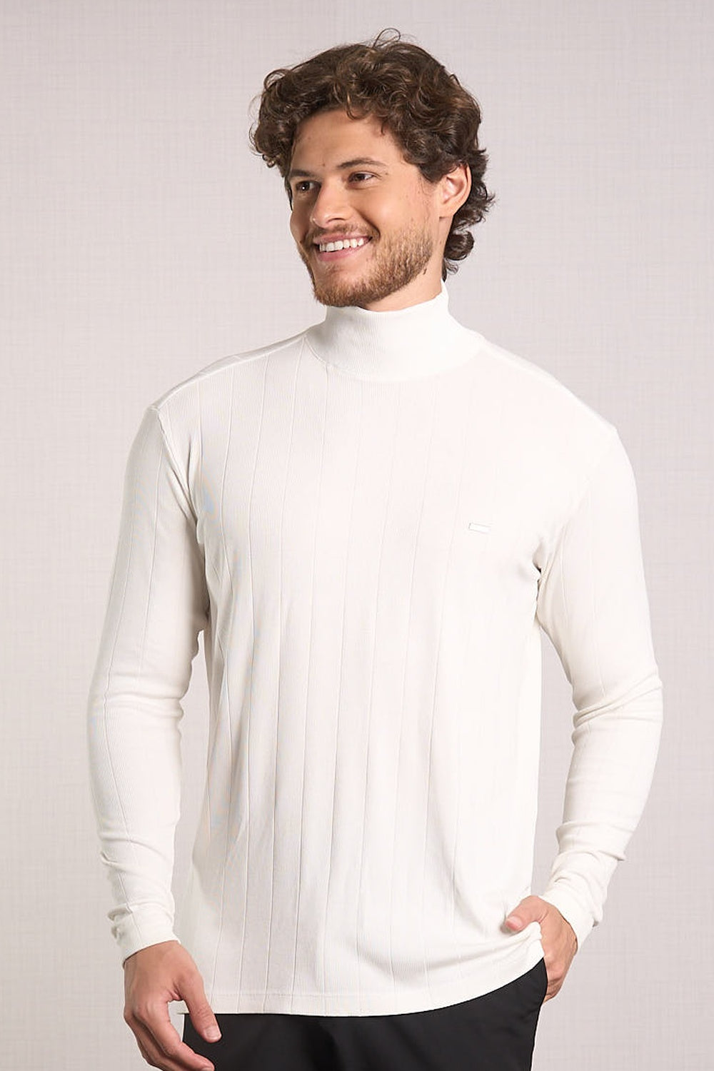 CAMISETA GOLA ALTA ML - 2301769