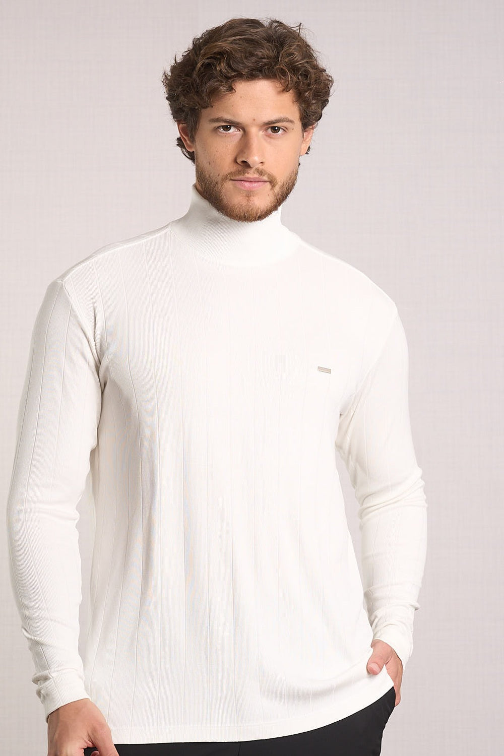CAMISETA GOLA ALTA ML - 2301769