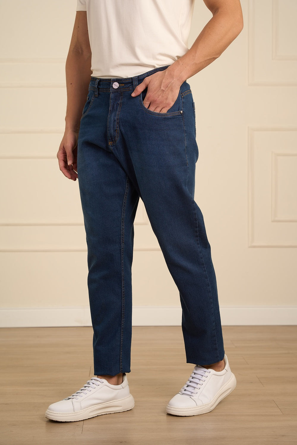 CALÇA JEANS COM ELASTANO-0300525