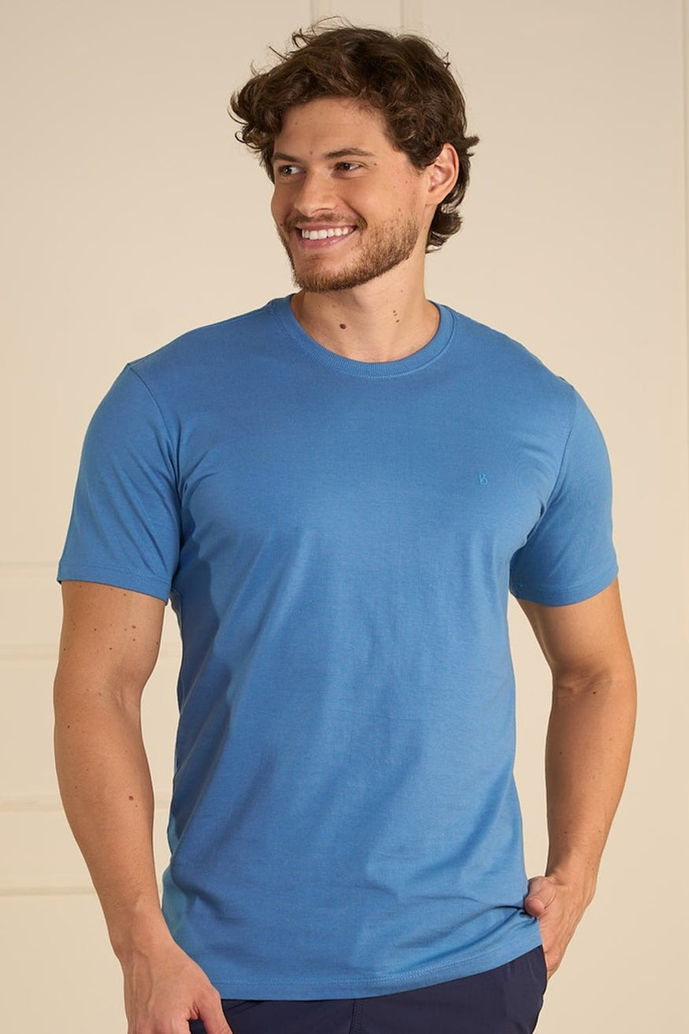 CAMISETA BÁSICA CADARÇO GOLA - 2301730