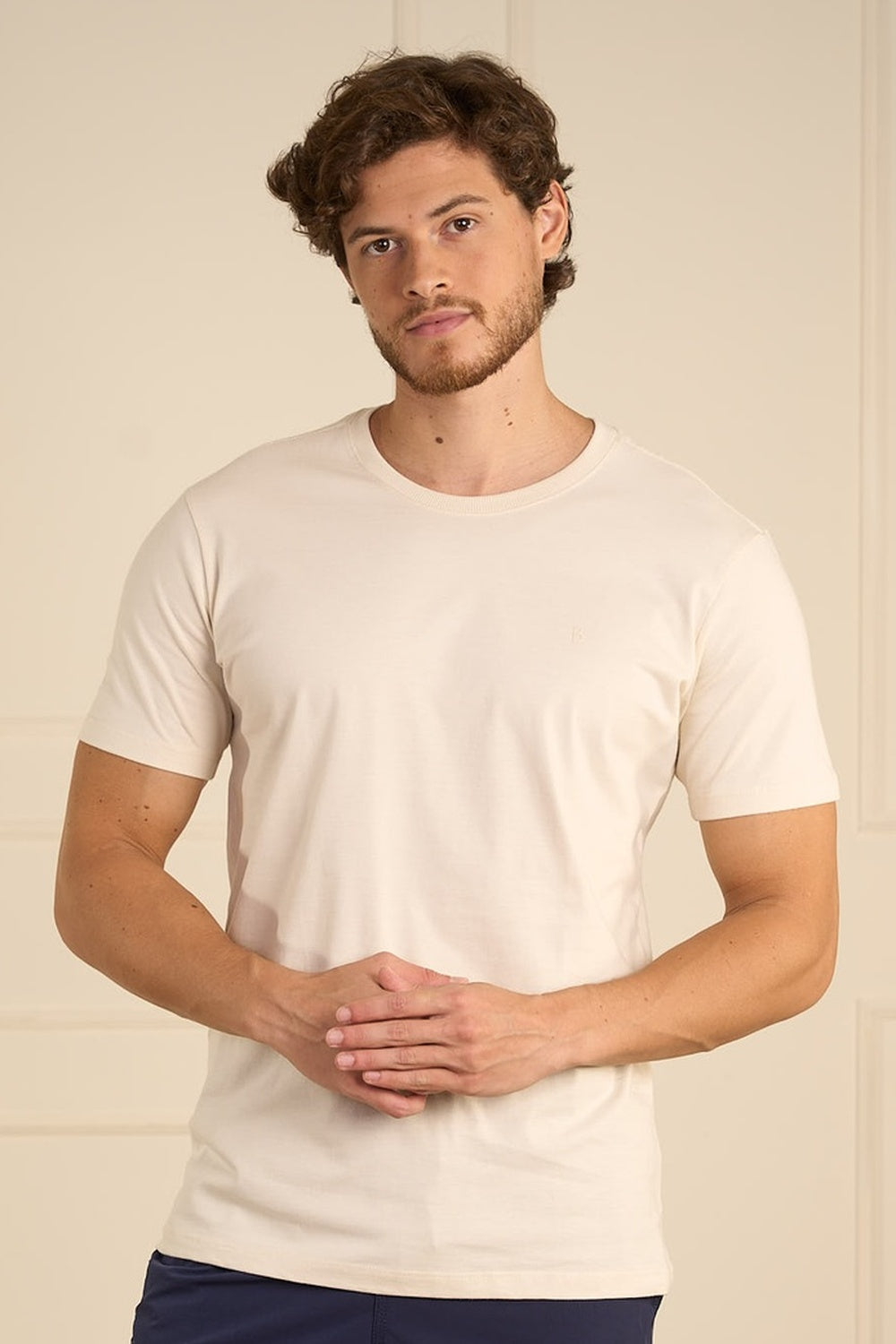 CAMISETA BÁSICA CADARÇO GOLA - 2301730