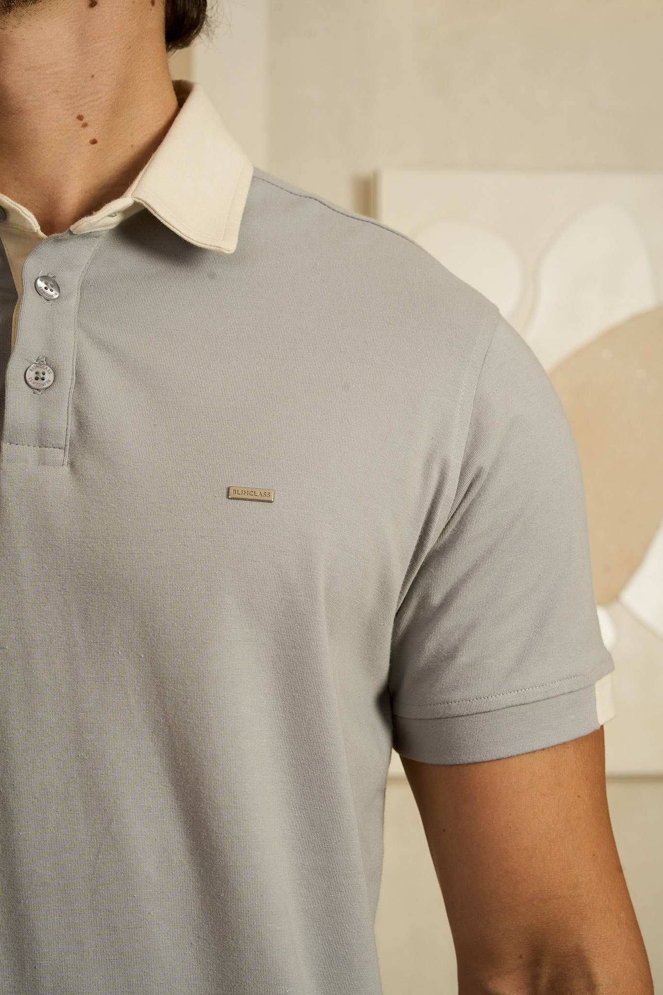 POLO EM COTTON COM CONTRASTES - 7701028