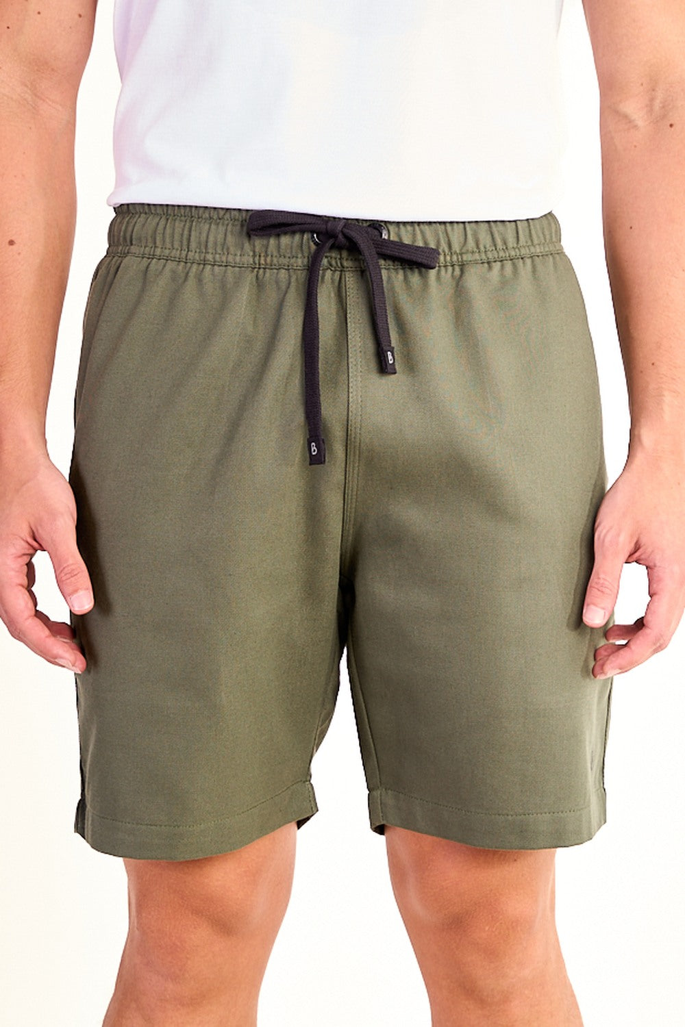 SHORT EM LINHO COM VISCOSE