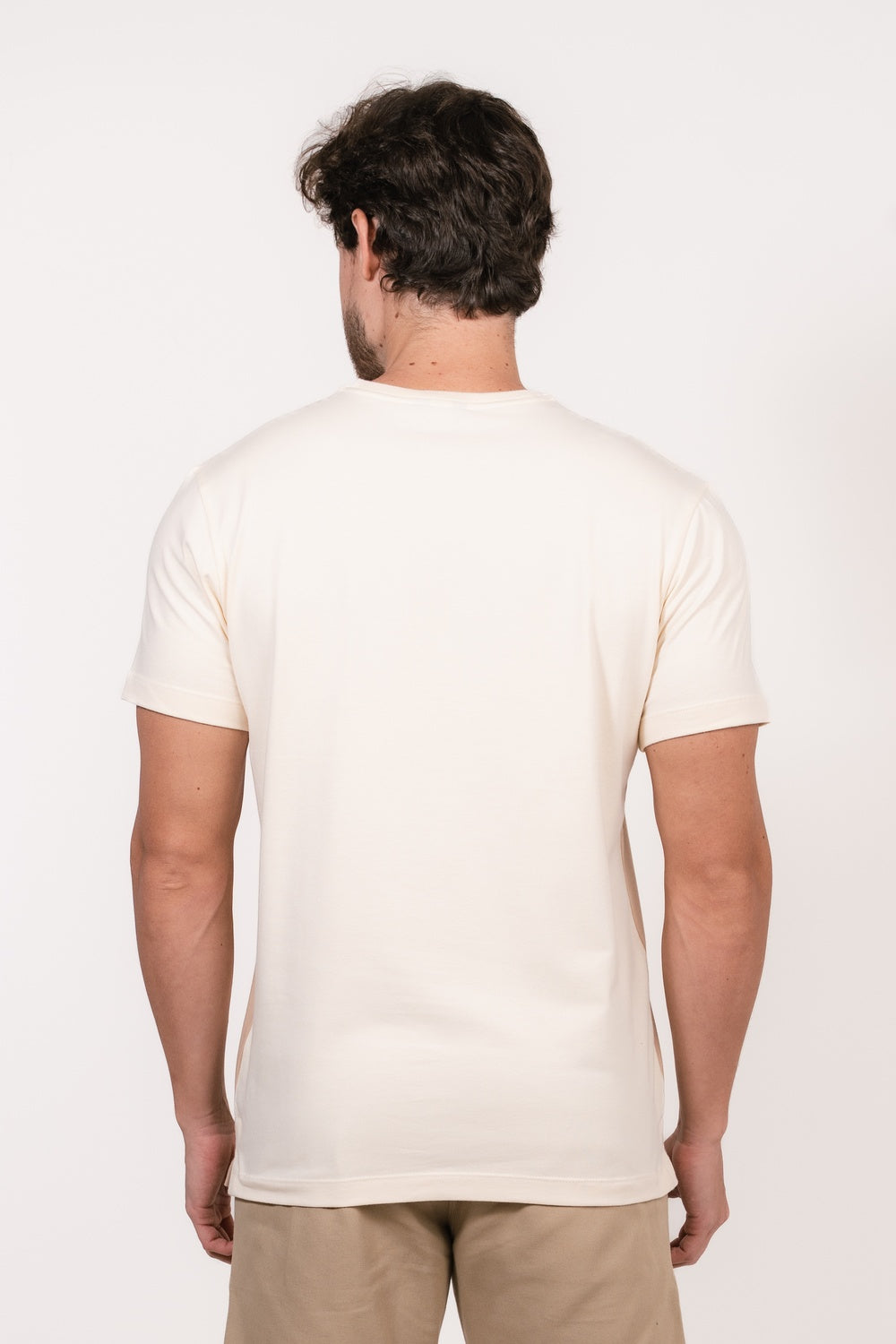 CAMISETA EM COTTON COM RECORTE - 2301983
