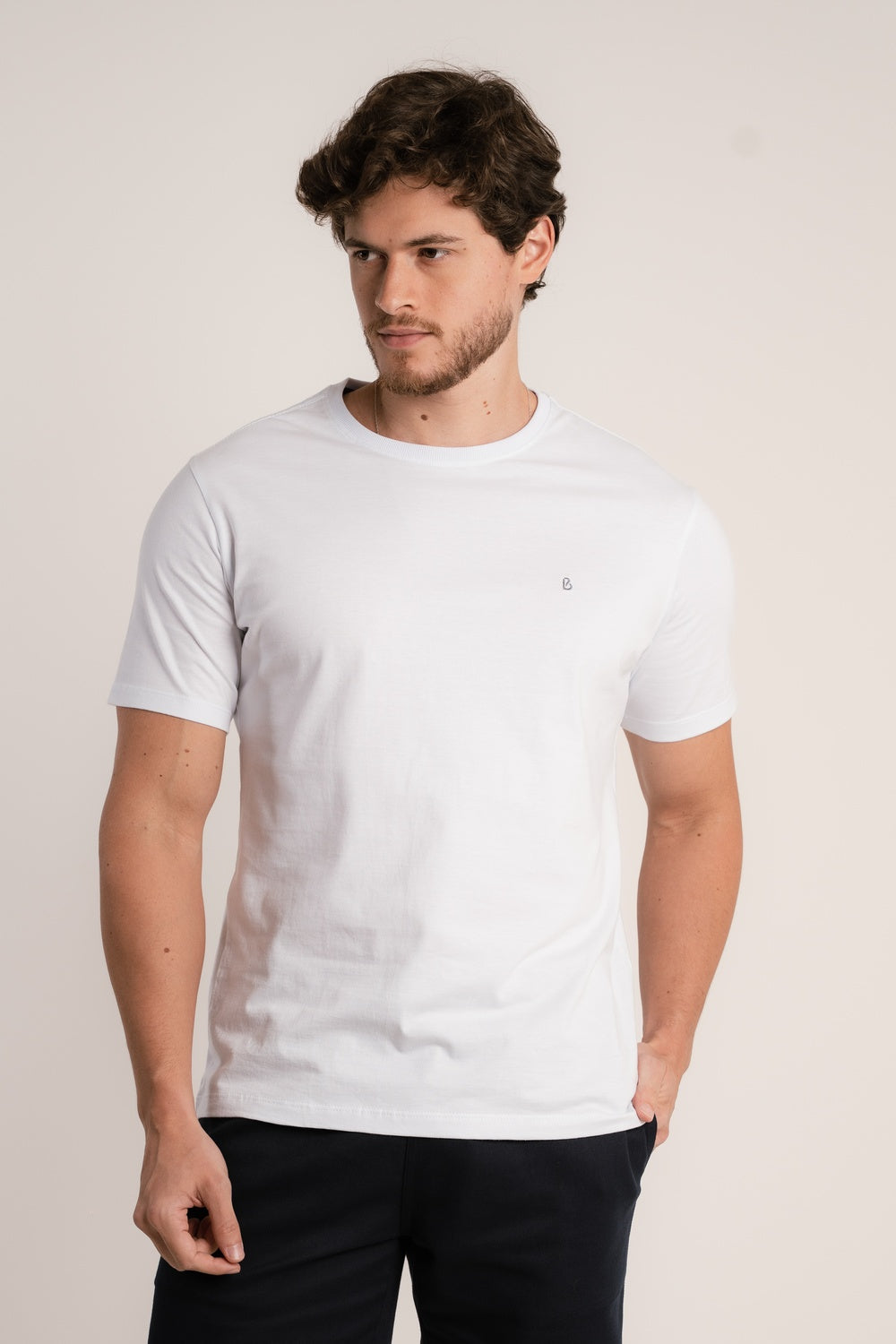 CAMISETA EM COTTON COM CADARÇO - 2301991