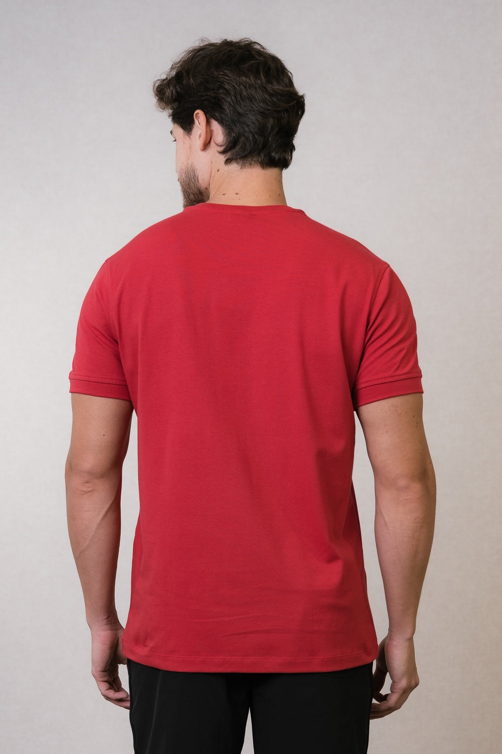 CAMISETA EM COTTON COM CADARÇO