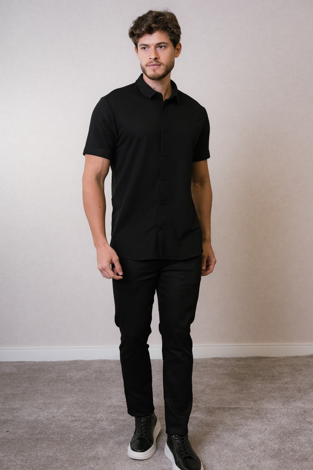 CAMISA MC EM VISCOSE