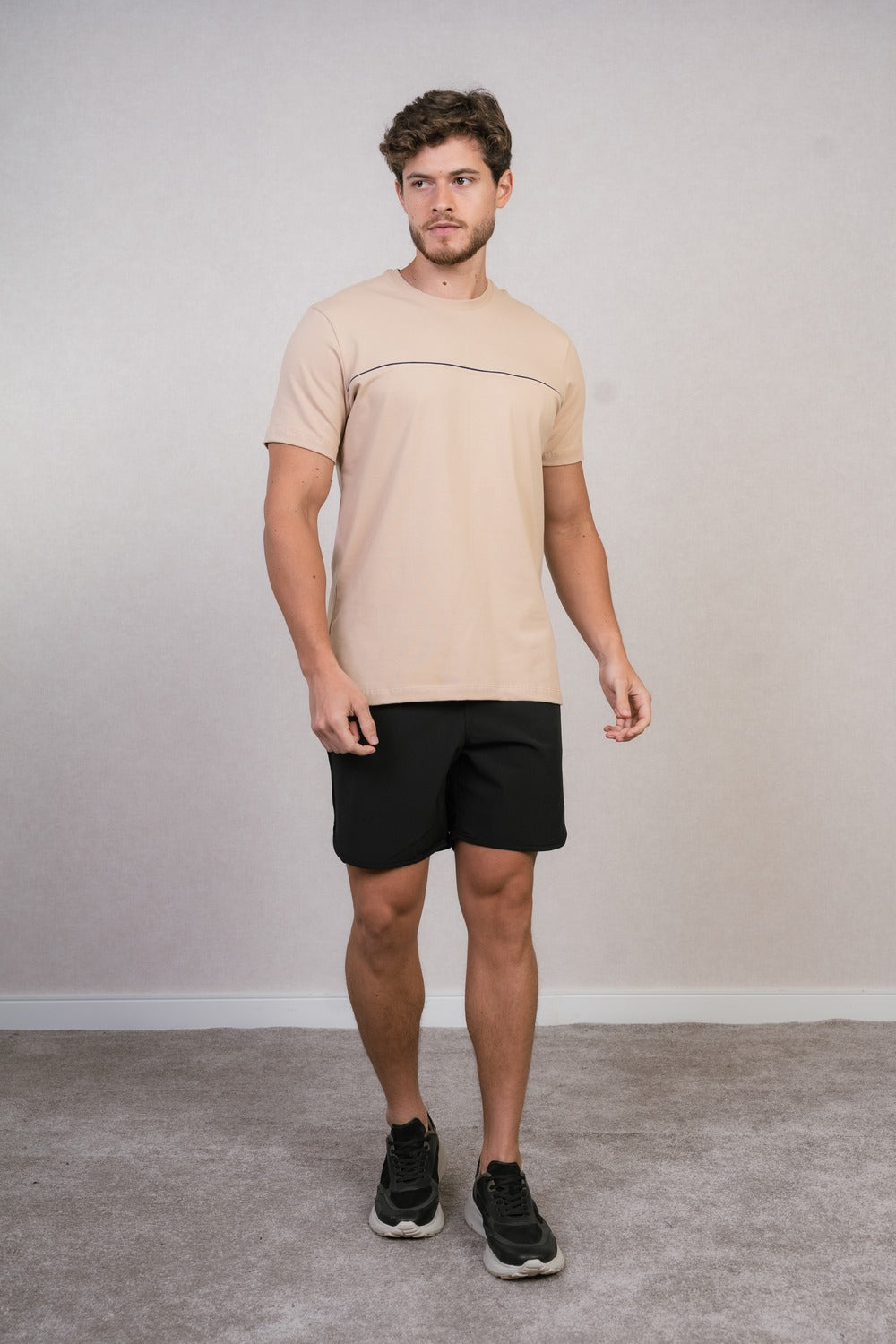 CAMISETA EM COTTON COM VIVO