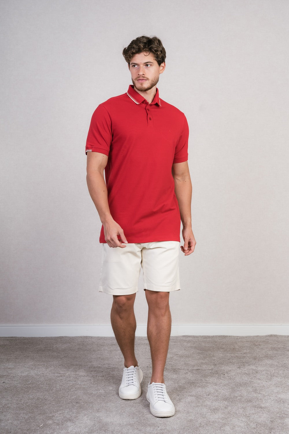 POLO PIQUET FIO 40 COM ELASTANO