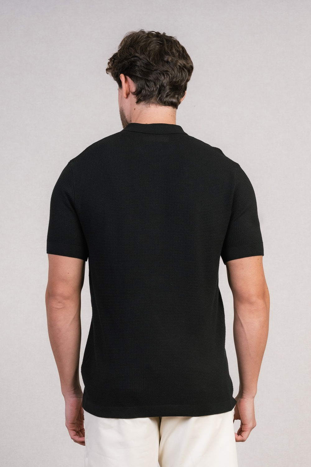 POLO TRICOT COM ZIPER