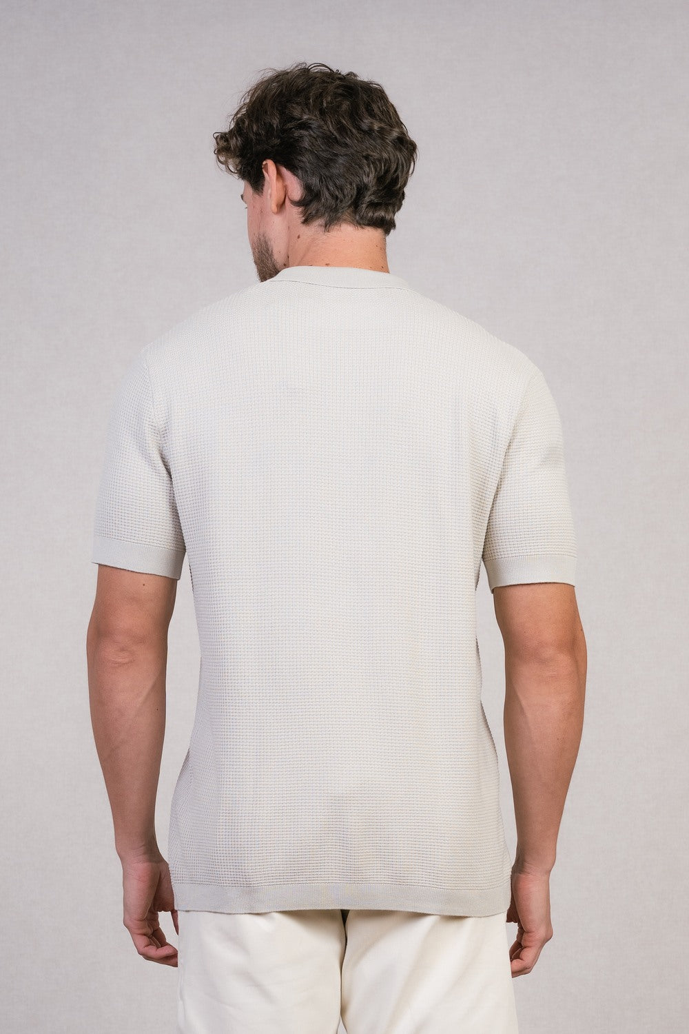 POLO TRICOT COM ZIPER