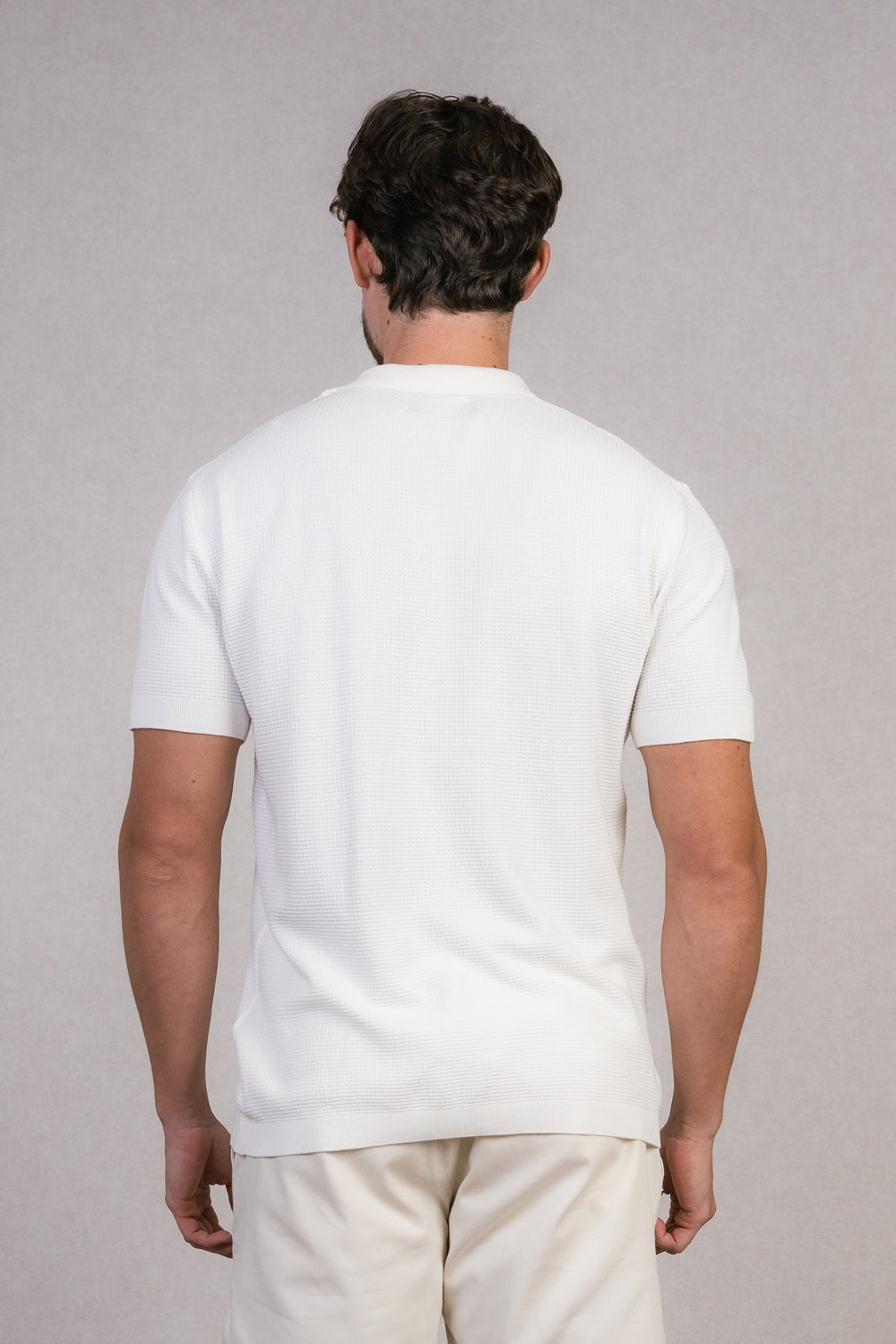 POLO TRICOT COM ZIPER