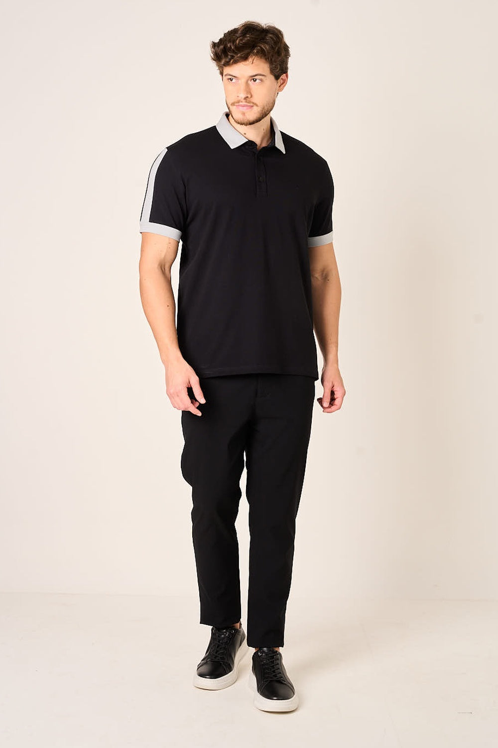 POLO EM COTTON RECORTADA - 7700927