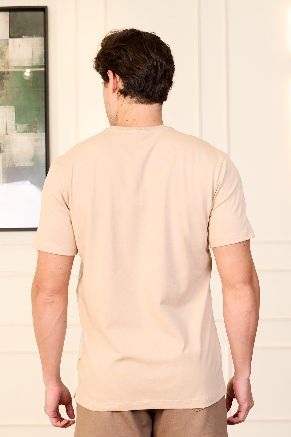 CAMISETA MC EM COTTON COM RECORTE-2301893