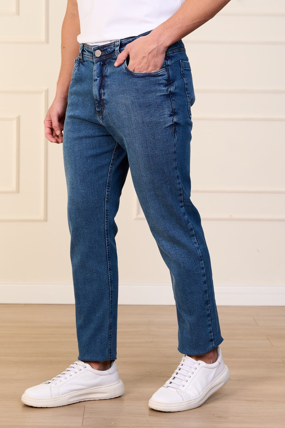CALÇA JEANS COM ELASTANO-0300498