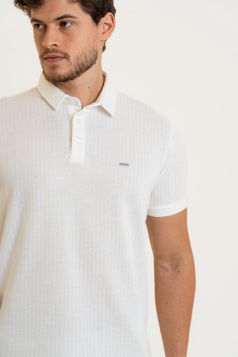 POLO EM COTTON TRICOT