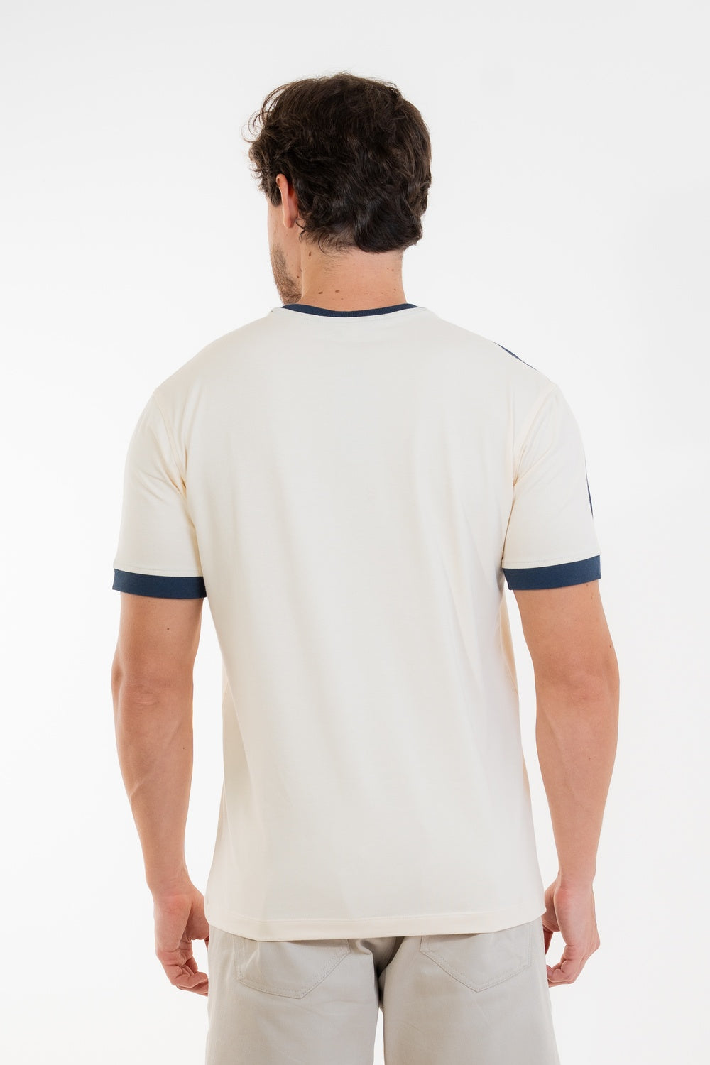 CAMISETA EM COTTON COM RECORTE - 2301990