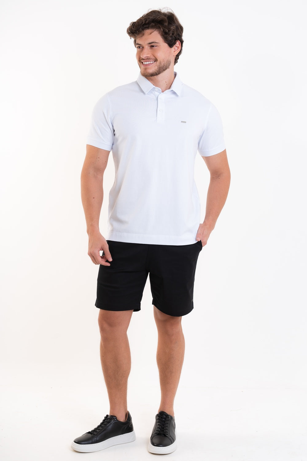 POLO EM COTTON COM ELASTANO-7701113