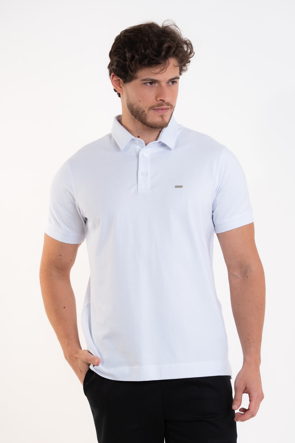 POLO EM COTTON COM ELASTANO-7701113