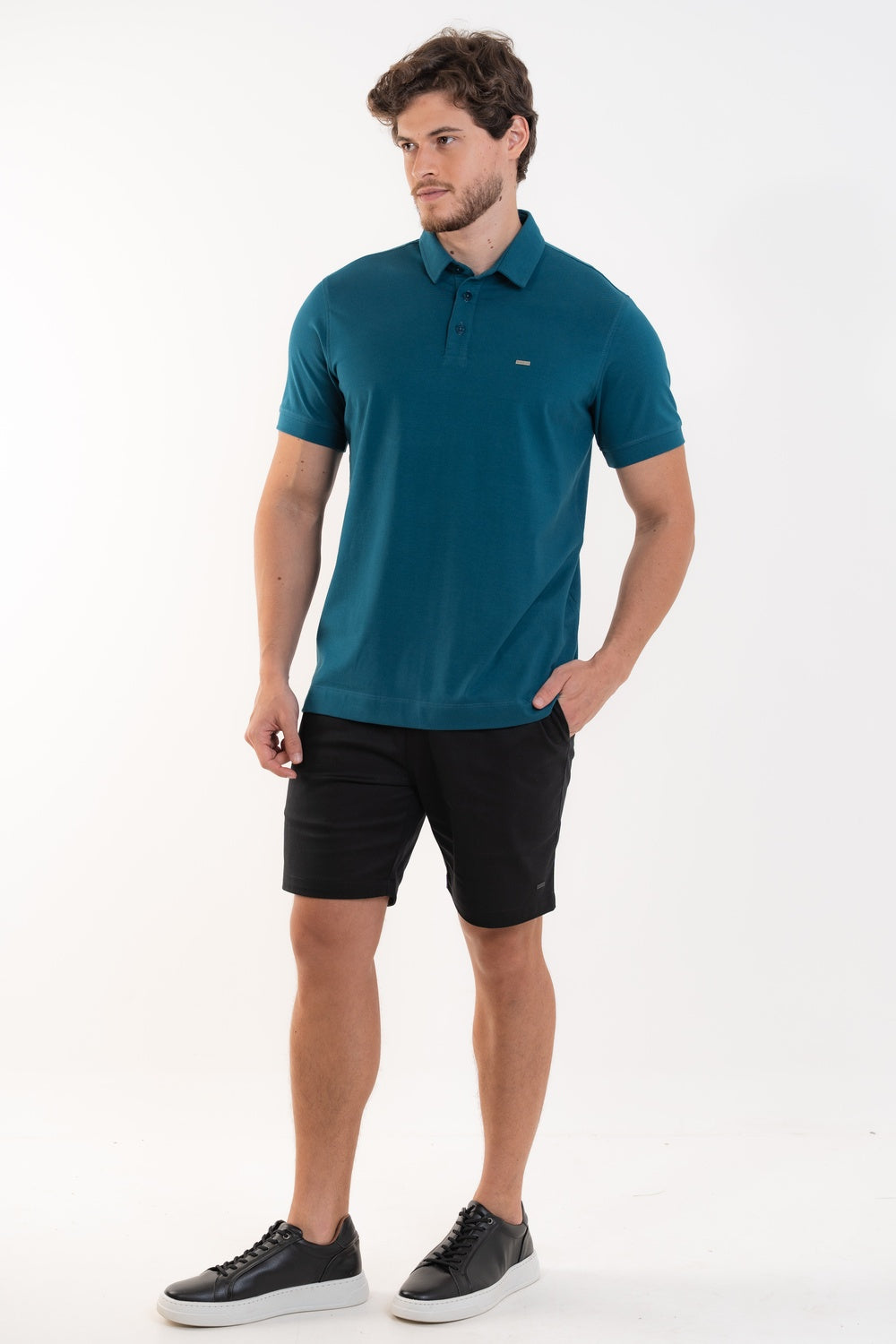 POLO EM COTTON COM ELASTANO-7701113