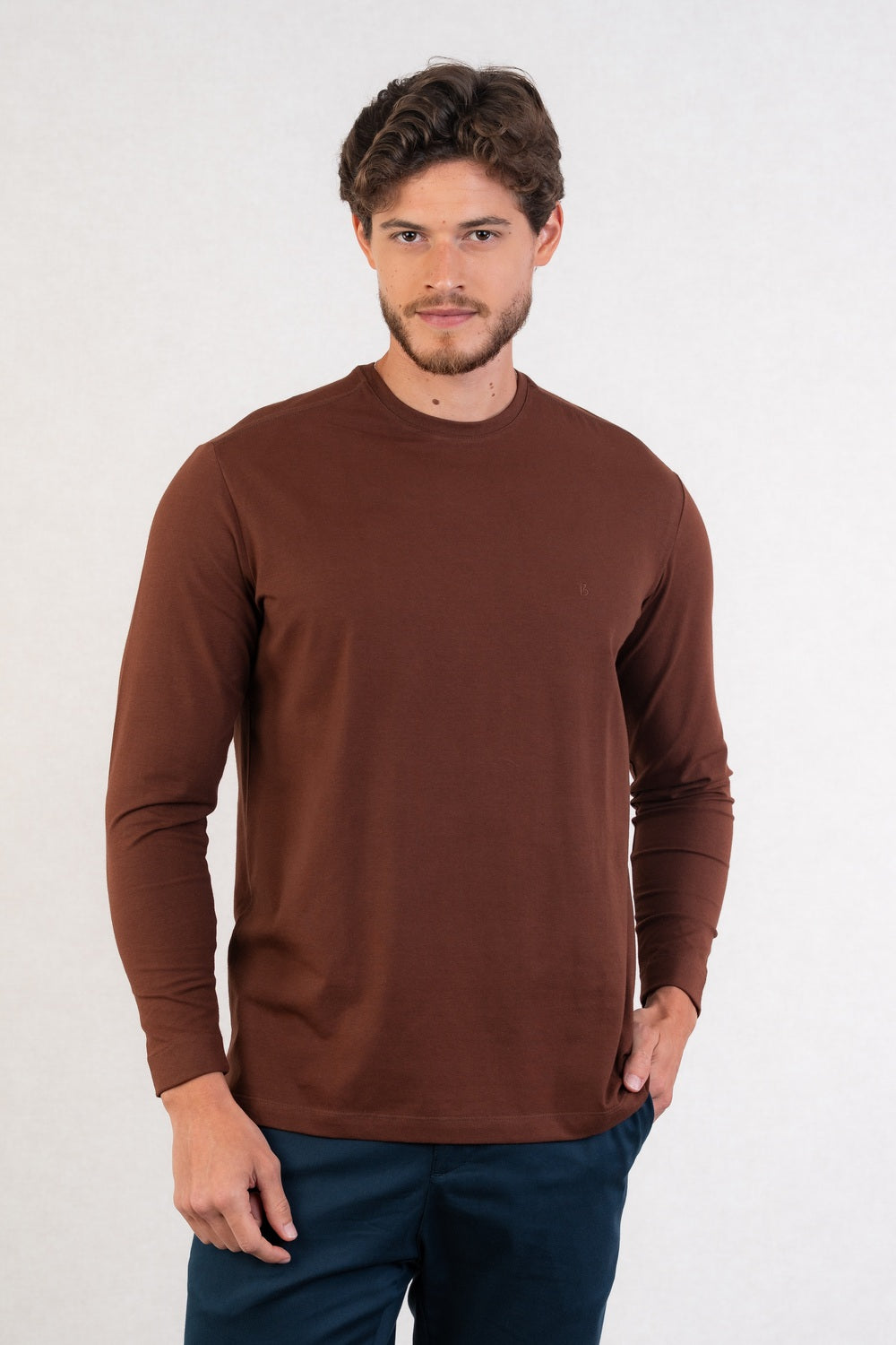 CAMISETA ML EM COTTON