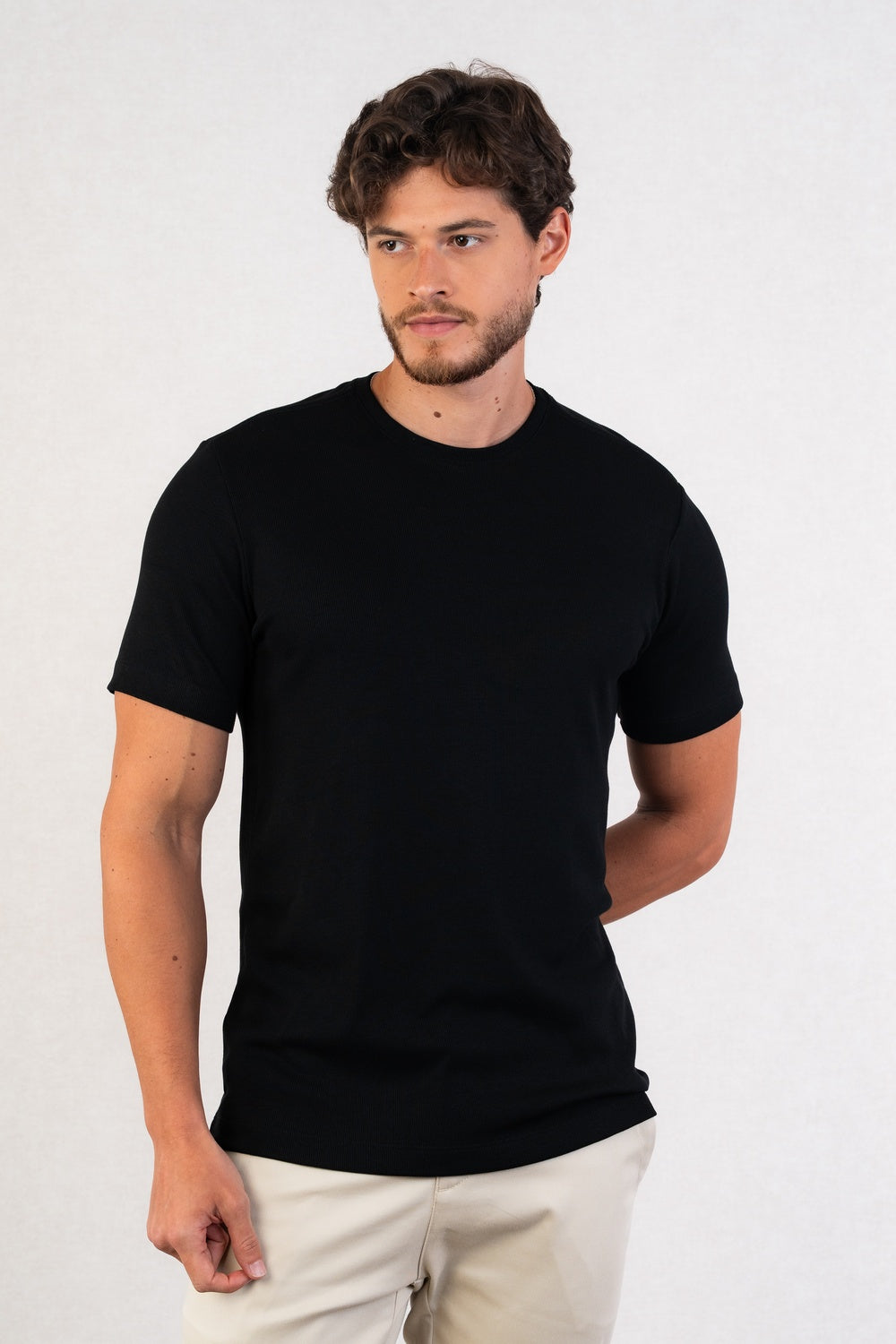CAMISETA EM VISCOSE TEXTURA
