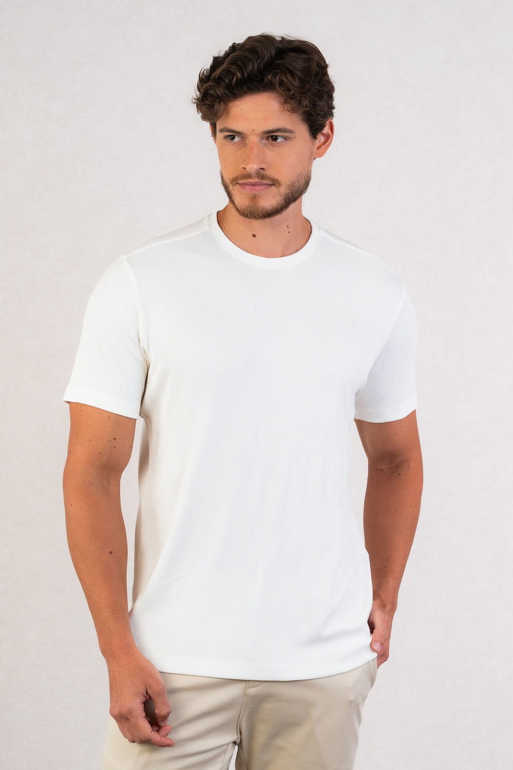 CAMISETA EM VISCOSE TEXTURA