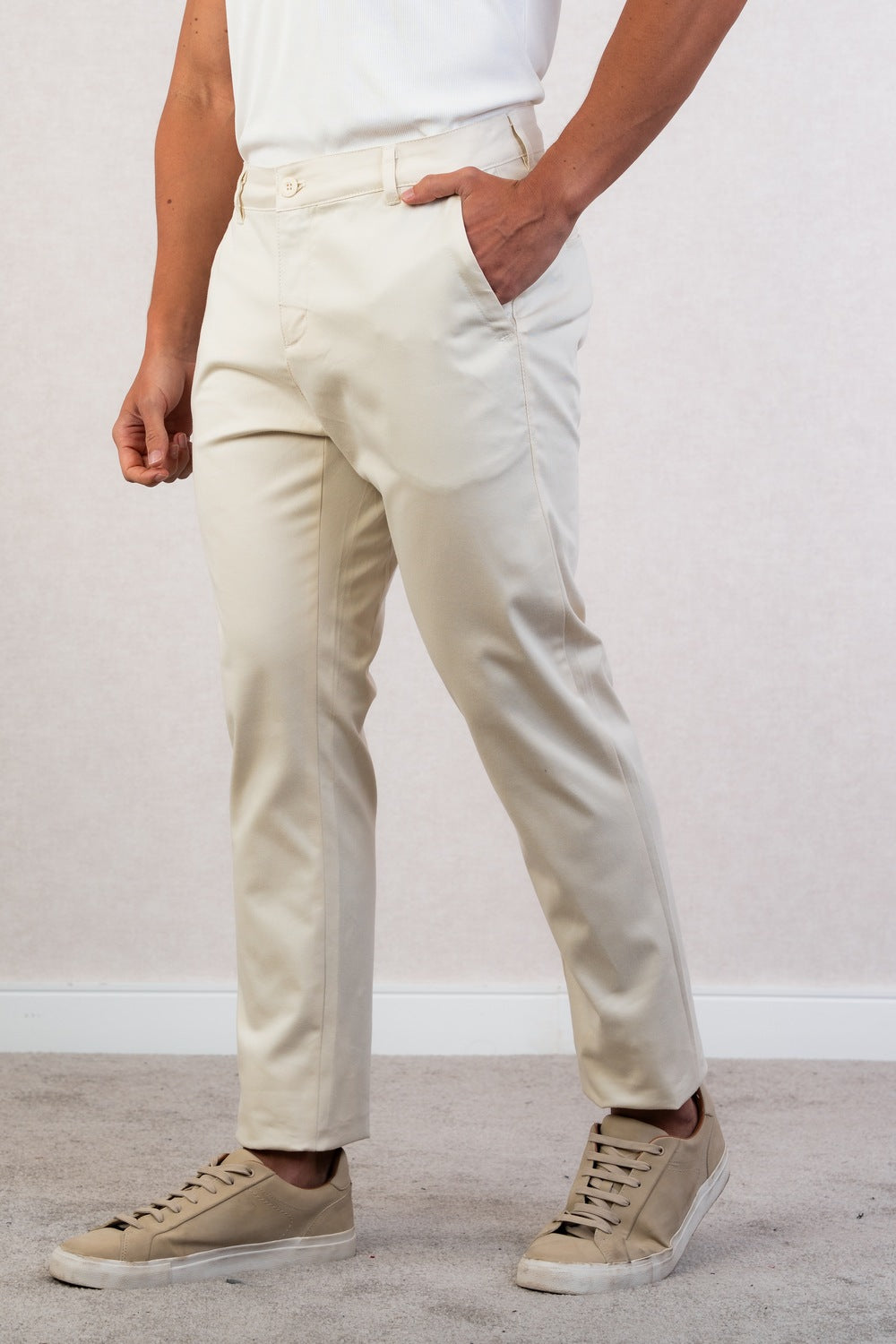 CALÇA CHINO COM ELASTANO