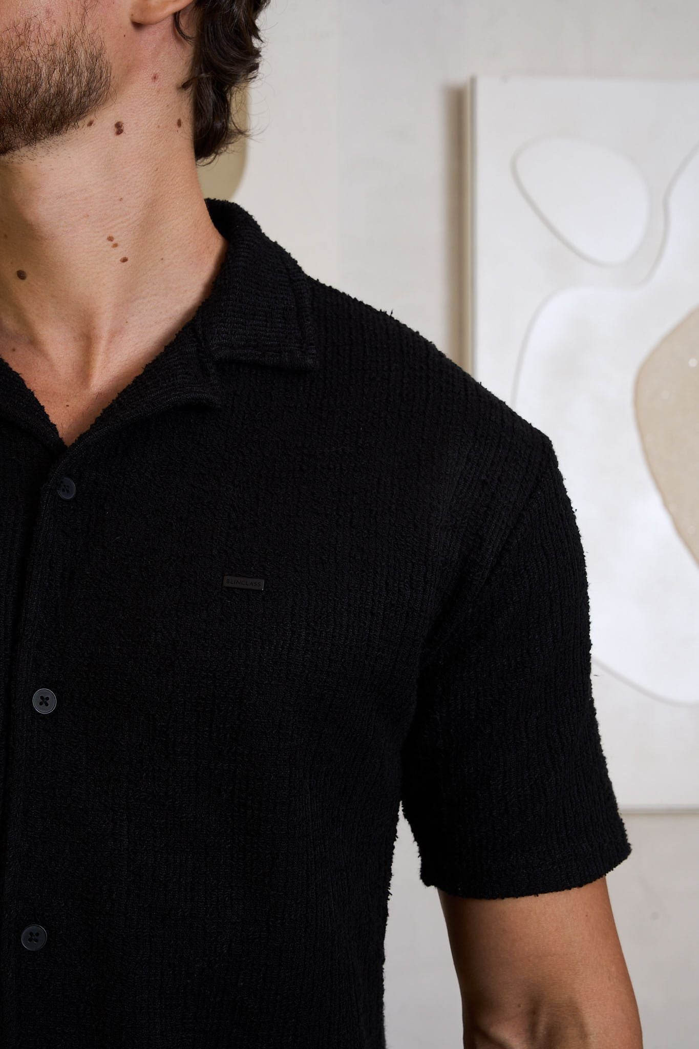 CAMISA MC TEXTURIZADA EM MALHA - 7800214