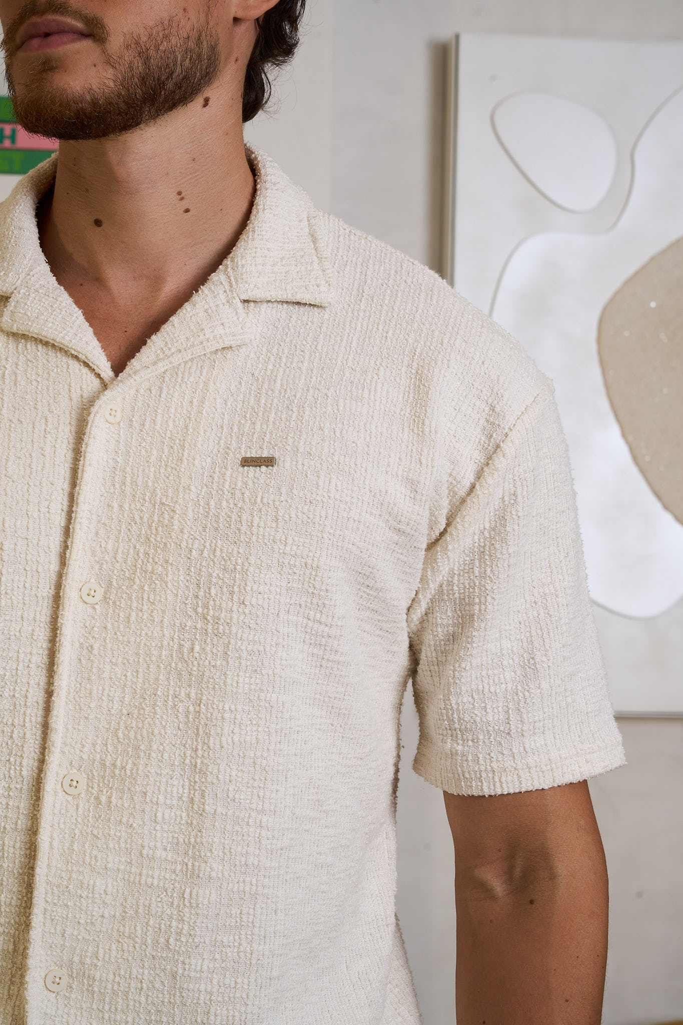 CAMISA MC TEXTURIZADA EM MALHA - 7800214