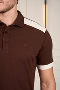 POLO COM ELASTANO E RECORTE-7701099