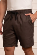 SHORT EM LINHO COM ELASTANO-3700642