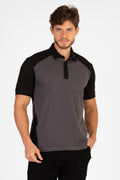 POLO EM COTTON COM RECORTE
