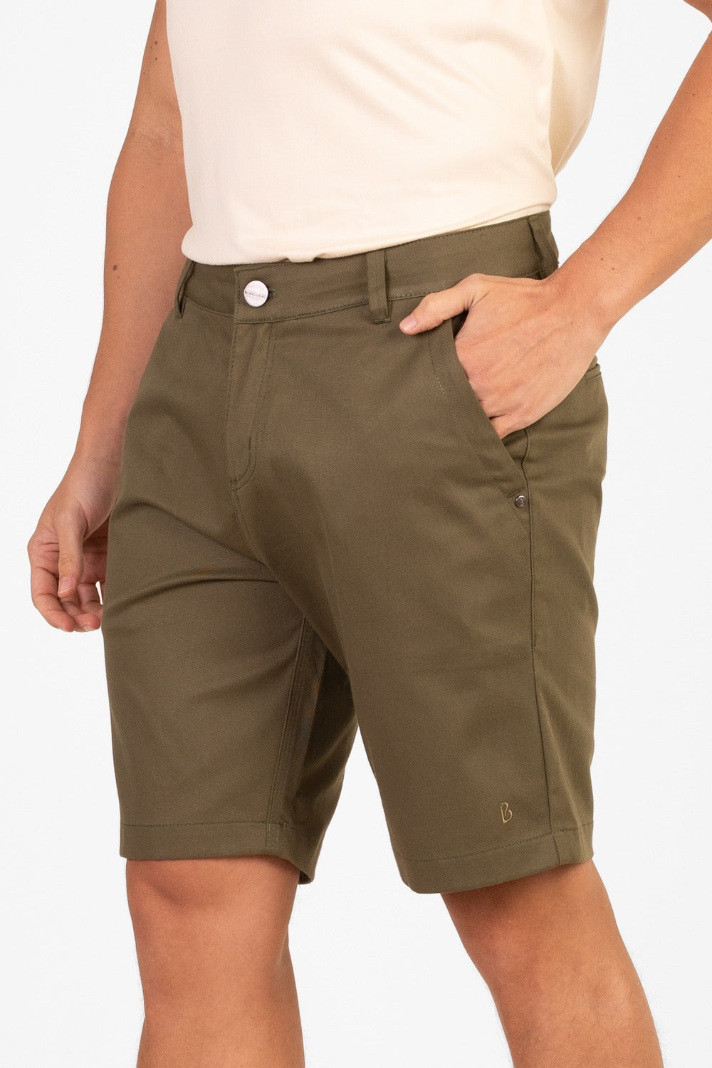 BERMUDA CHINO COM ELASTANO
